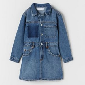 👗 Zara Girls Denim Dress